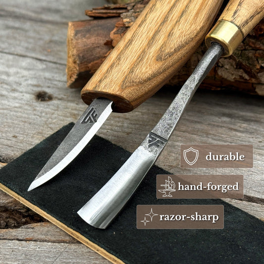 2-Piece Wood Carving Set