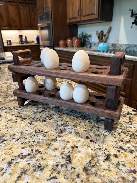 Stackable Egg Tray with Stand Acrylic Router Template