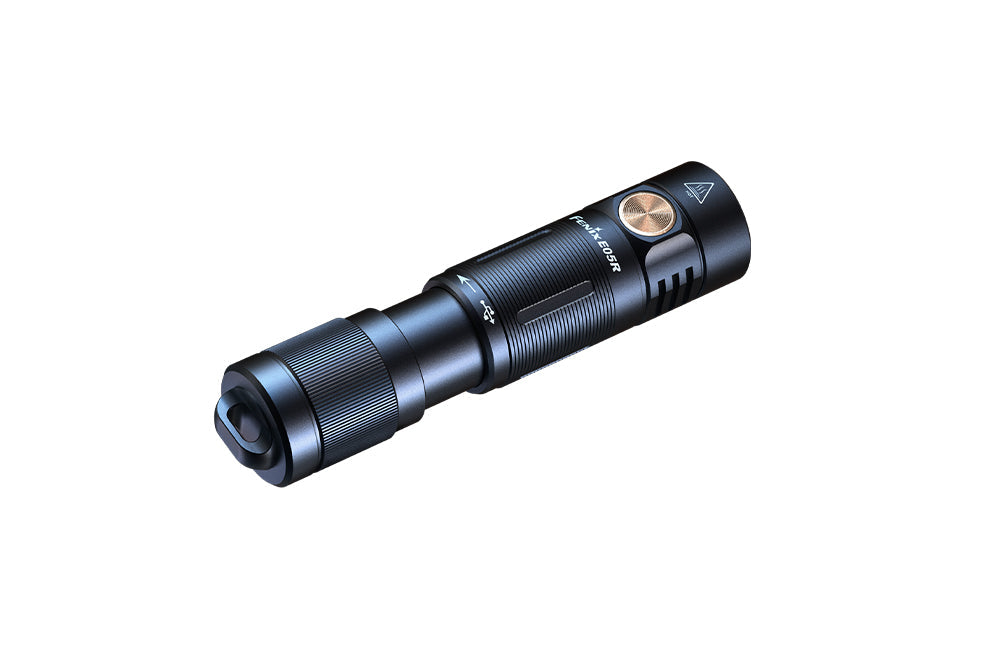 Fenix E05R Mini Keychain LED Flashlight - 400 Lumens - Norfolk Wood Shop