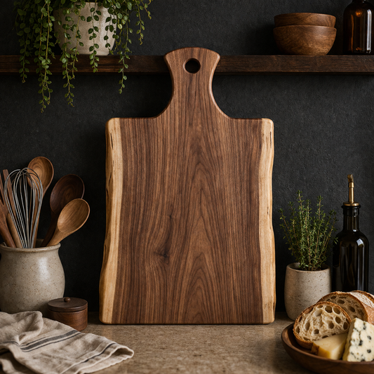Bottle Neck Style Cutting Board or Charcuterie Board Handle Acrylic Router Template