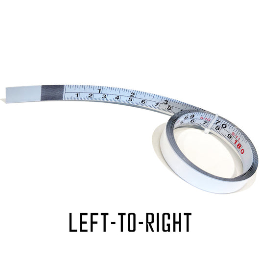 Self Adhesive Measuring Tape | 70.8" (180cm) Length Dual Measurement Rule - Norfolk Wood Shop
