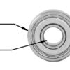 E Type Retaining Ring For 1/4" S/C Spiral-Pk 10 Pc