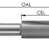 C/T Ss Rd Over Under X 1/2"R X14 Deg X 1/2 Sh X 2-1/2