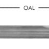 Sc Fiberglass Bit 1/4 Cd X 3/4 Cl X 2-1/2 Oal