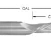3 Fl Sl Up Ruf 1/2 Cd X 1-3/4 Cl X 1/2 Shk X 4"