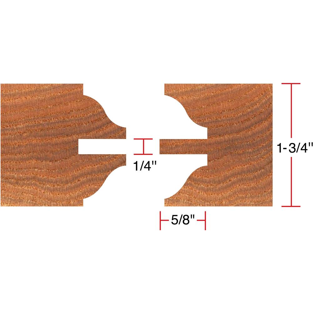 Entry Doors 6 pc. Stile & Rail Set - Roman Ogee, 3/4" Bore