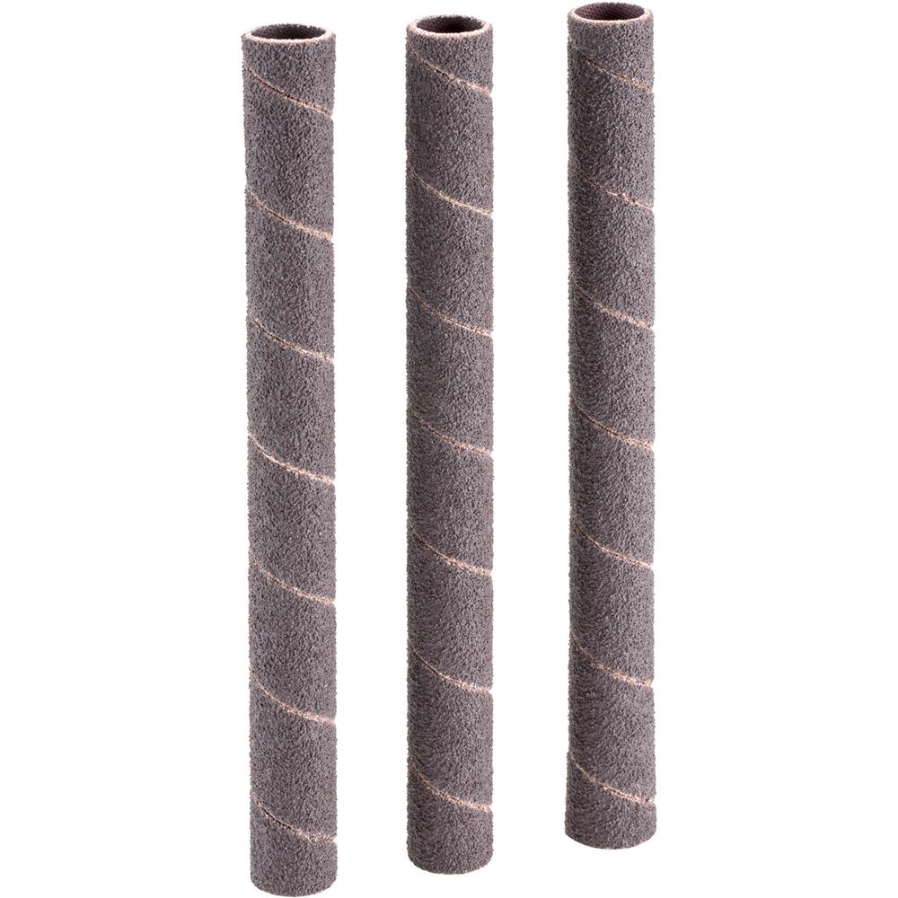 1/2" Dia. x 6" A/O Hard Sanding Sleeve, 60 Grit, 3 pk.