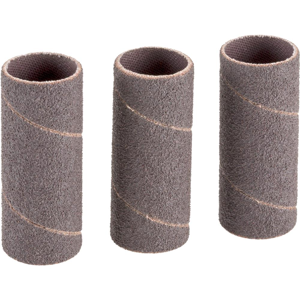 3/4" Dia. x 2" A/O Hard Sanding Sleeve, 80 Grit, 3 pk.