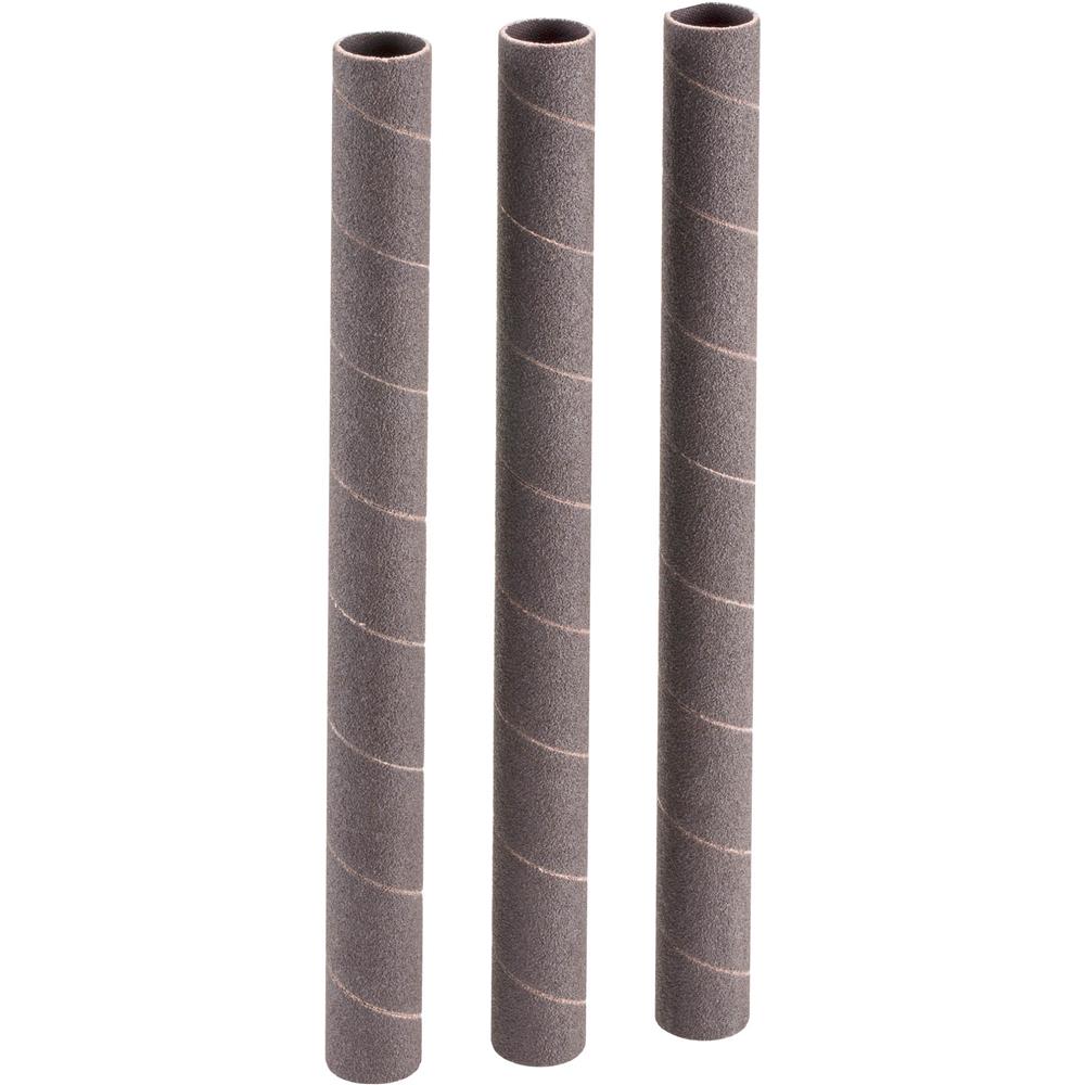 3/4" Dia. x 9" A/O Hard Sanding Sleeve, 100 Grit, 3 pk.