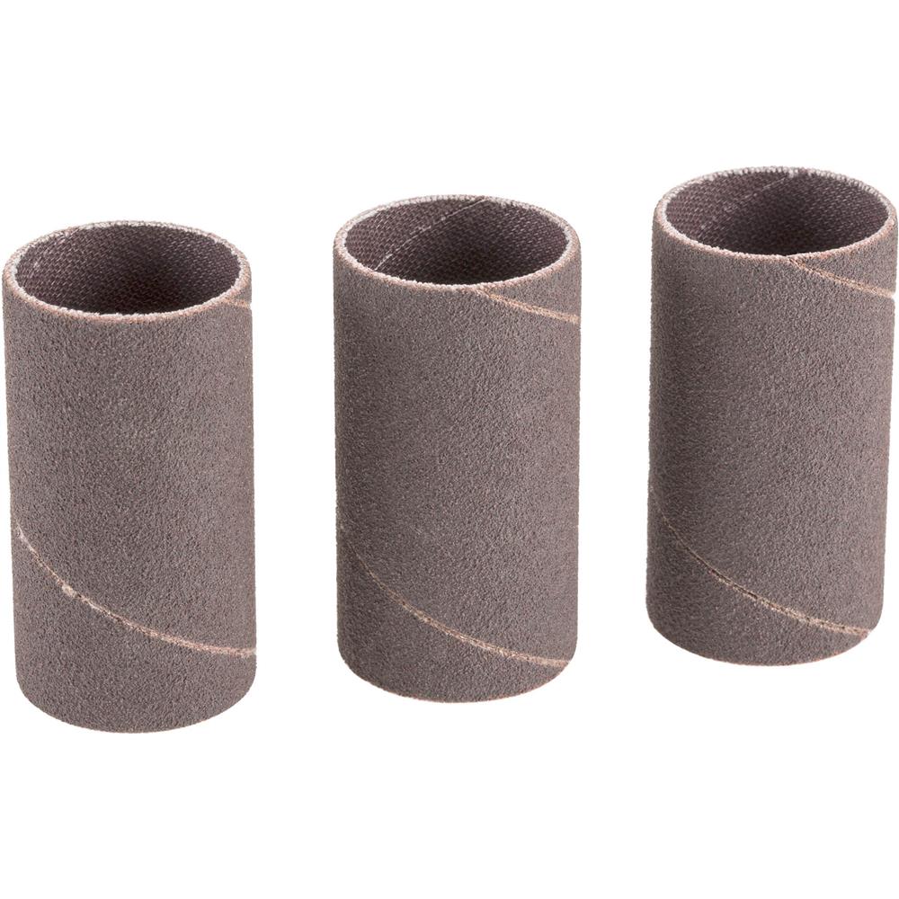 1" Dia. x 2" A/O Hard Sanding Sleeve, 100 Grit, 3 pk.