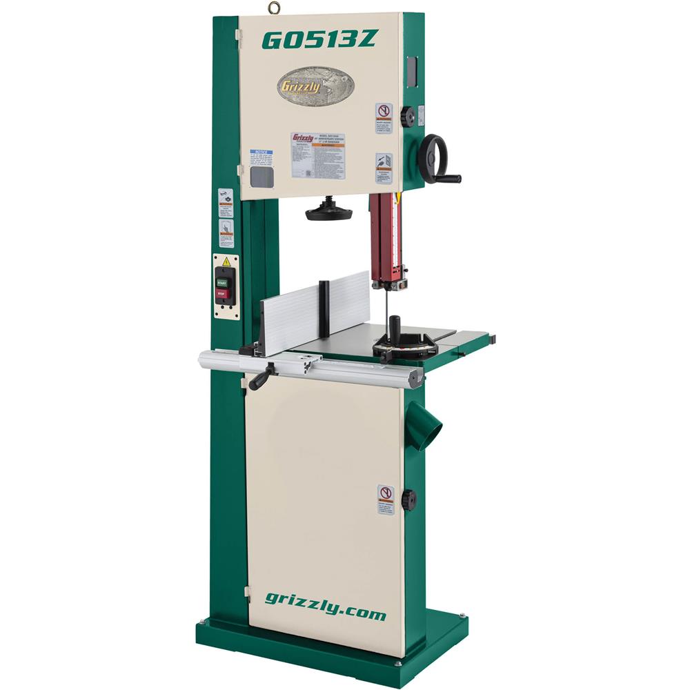 17" 2 HP Bandsaw w/ Resaw Fence & Bar