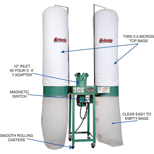 5 HP Industrial Dust Collector