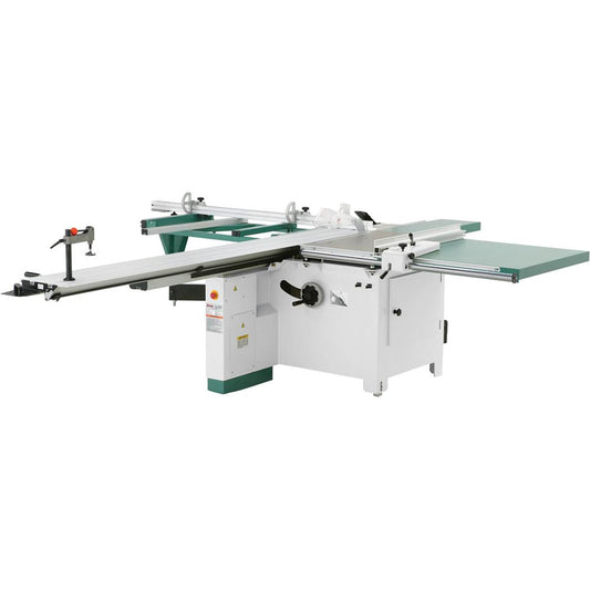 12" 7-1/2 HP 3-Phase Sliding Table Saw with Scoring