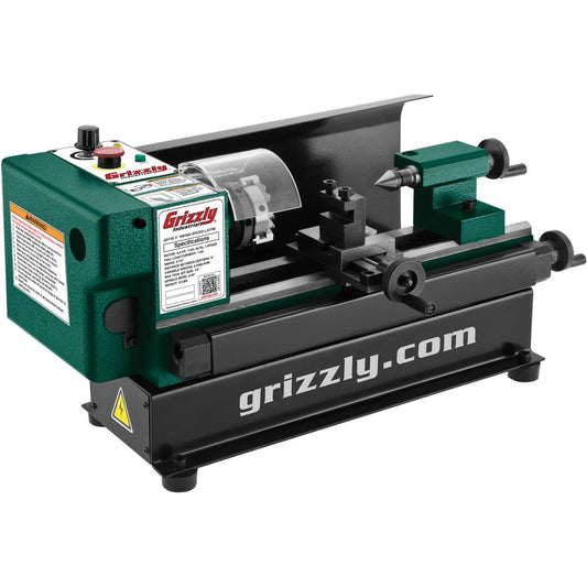 4" x 6" Variable-Speed Benchtop Metal Lathe