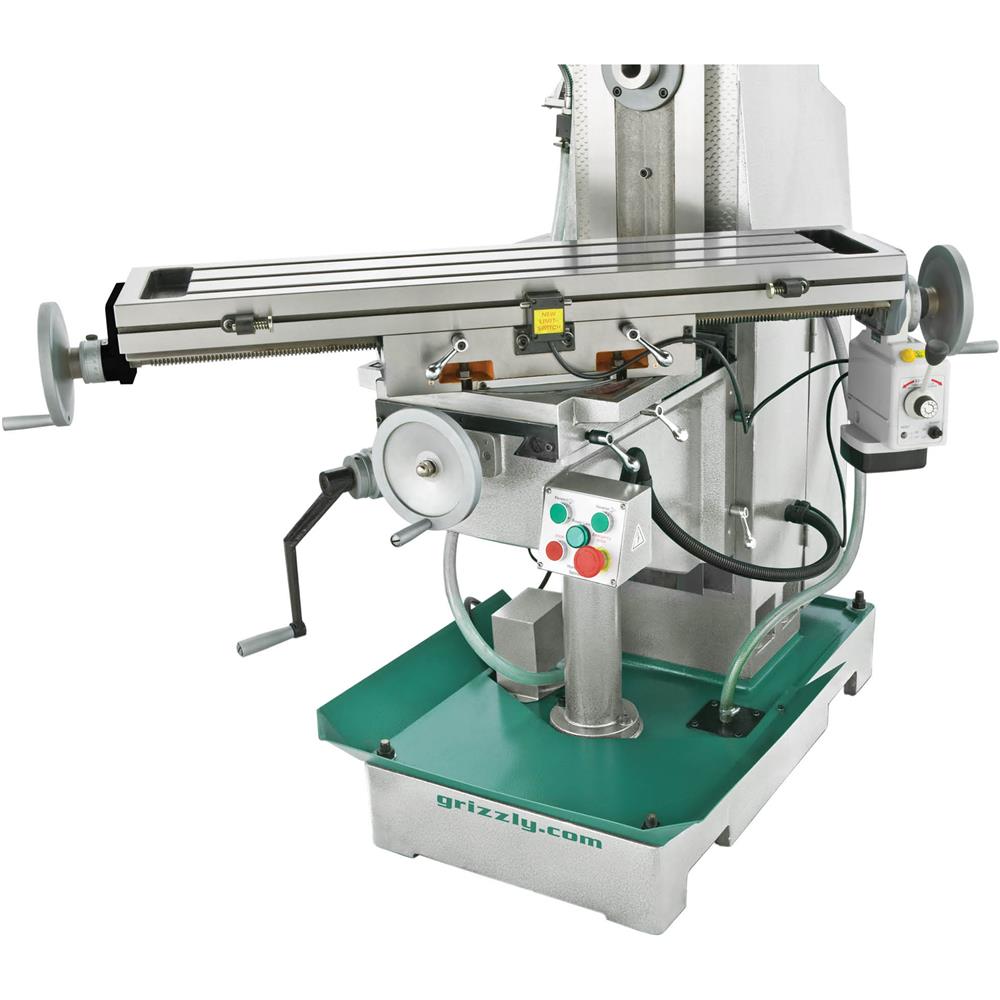 9" x 39" 2 HP Horizontal/Vertical Mill with Power Feed