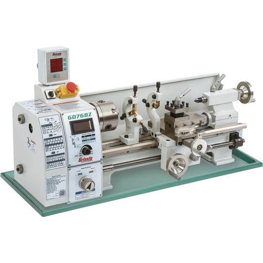 8" x 16" Variable-Speed Benchtop Metal Lathe with DRO