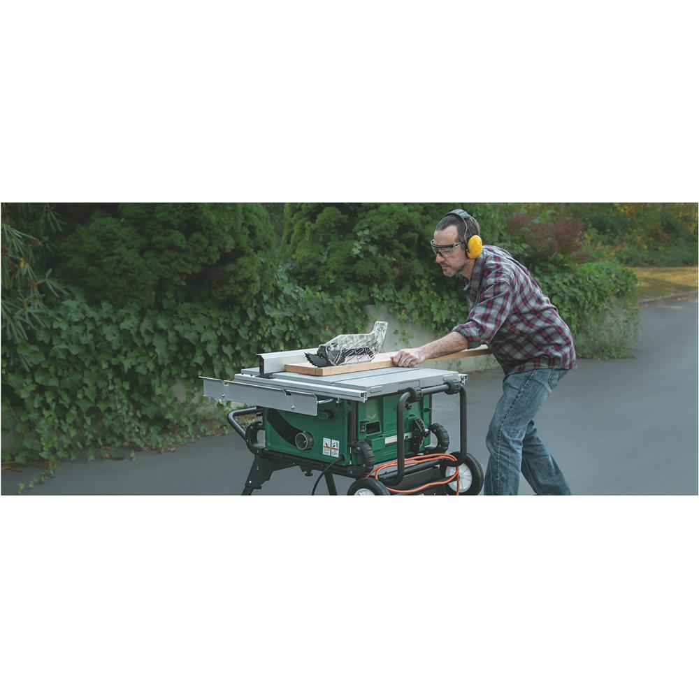 10" 2 HP Portable Table Saw w/ Roller Stand