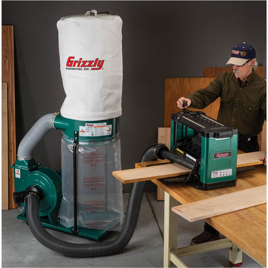 13" 2 HP Benchtop Planer w/ Helical Cutterhead