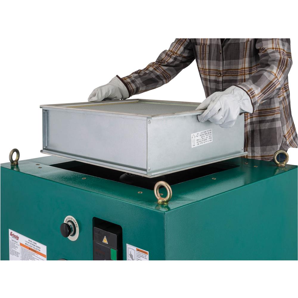 1-1/2 HP Metal Dust Collector with Spark Deflector