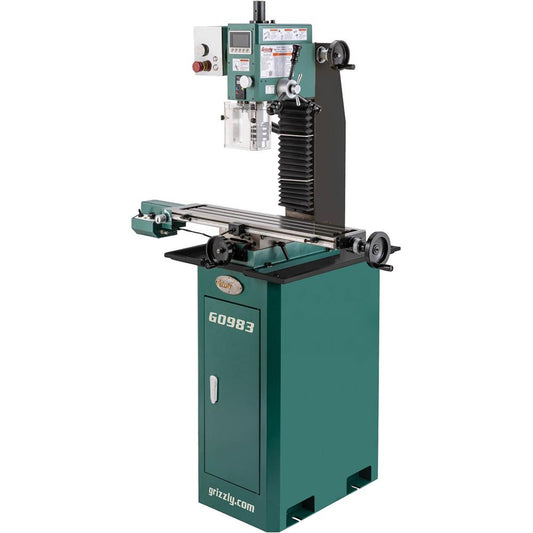 6" x 27" Variable-Speed Mill/Drill, 3-Axis DRO & Power Feed
