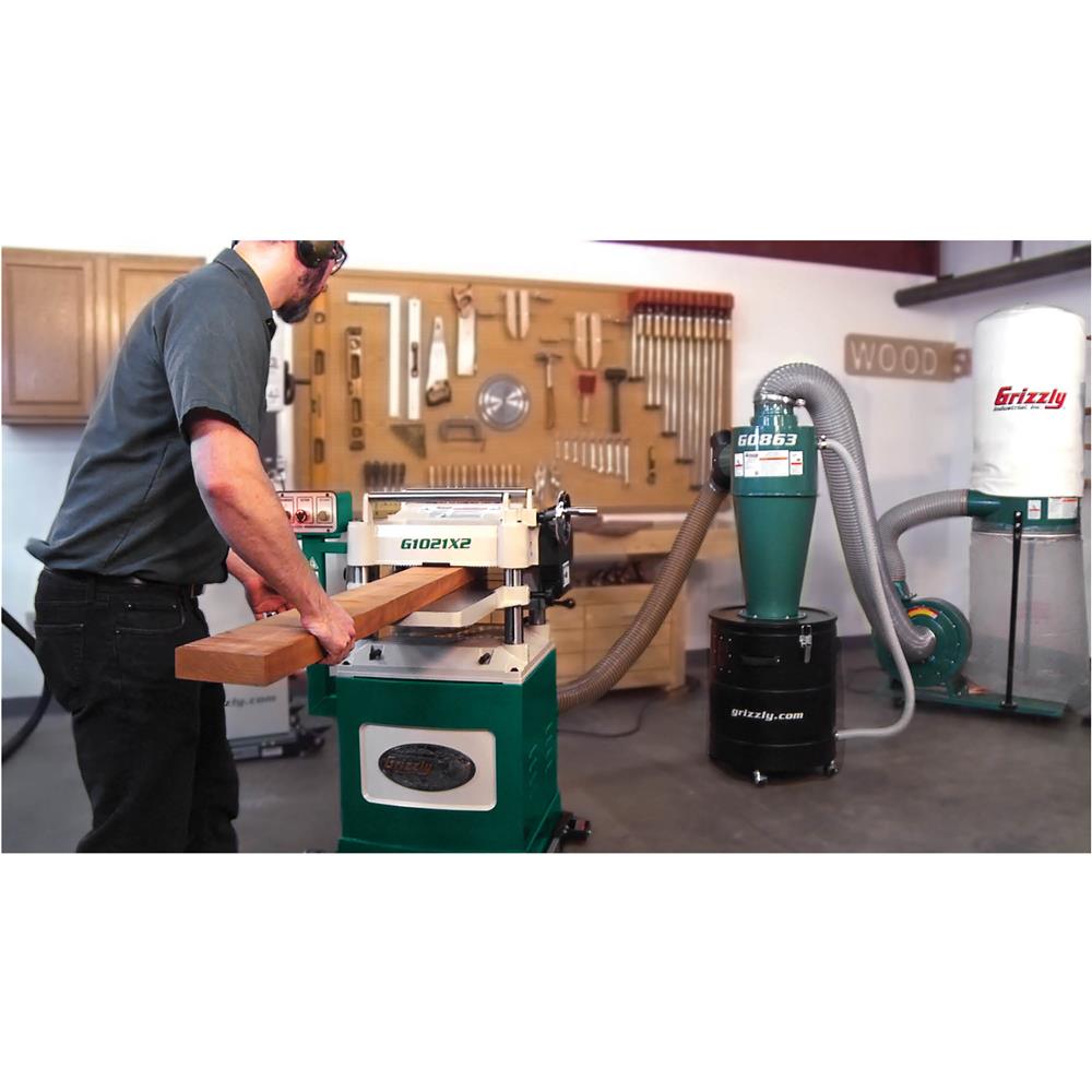 15" 3 HP Extreme Series Planer w/ Helical Cutterhead