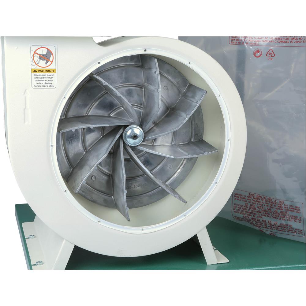 2 HP Dust Collector with Aluminum Impeller - Polar Bear Series