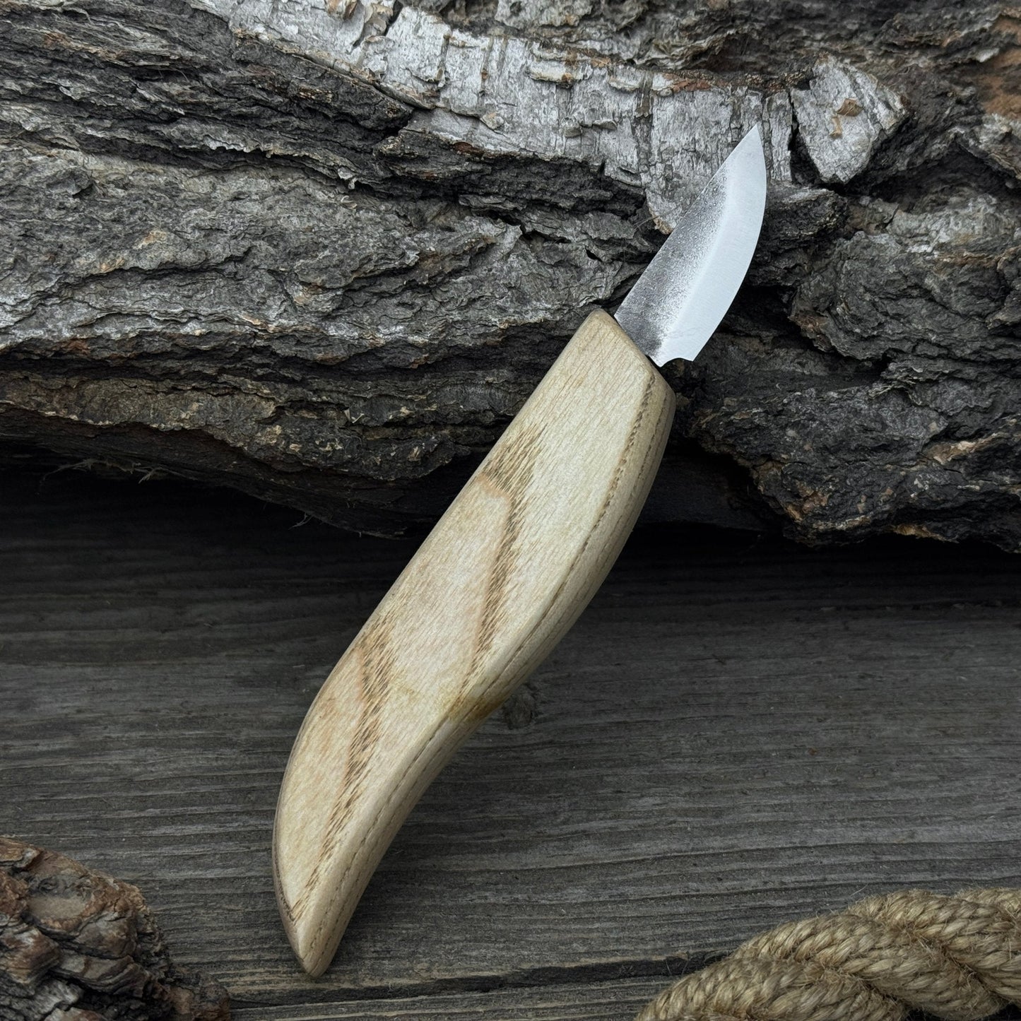 Hand-Forged Carving Knife, 4.5 cm (1.77 inches) - Norfolk Wood Shop