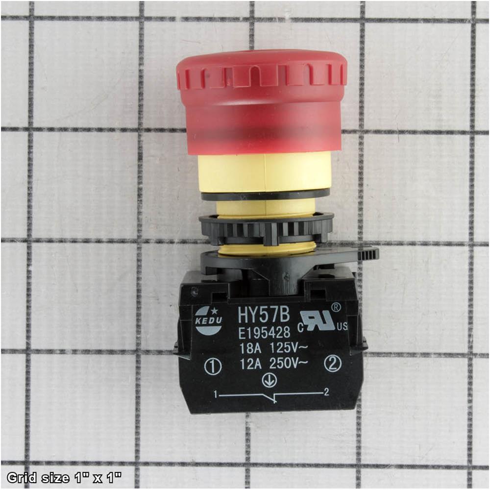 STOP SWITCH KEDU HY57B 22MM