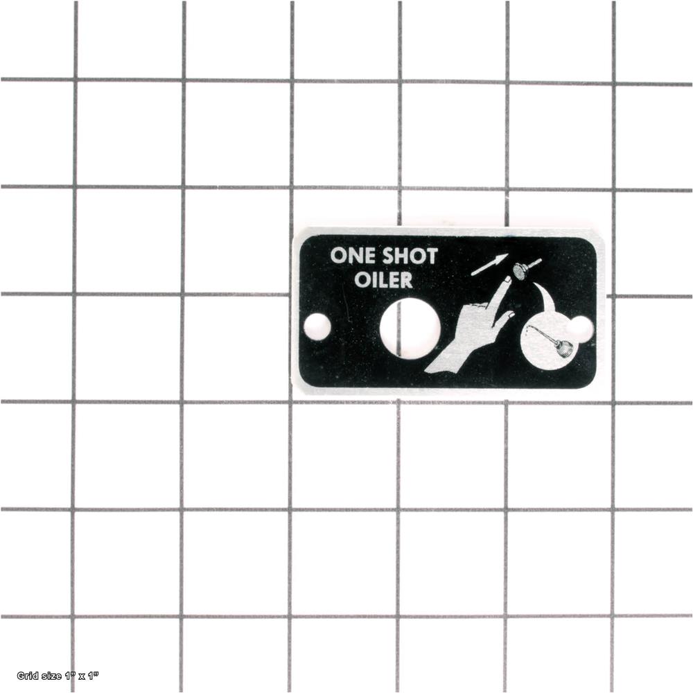 ONE-SHOT OILER LABEL