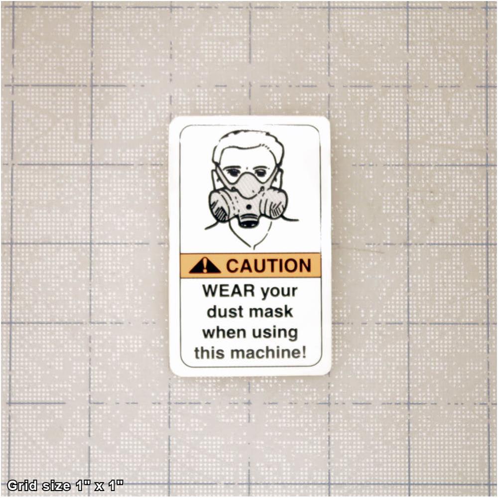 DUST MASK LABEL