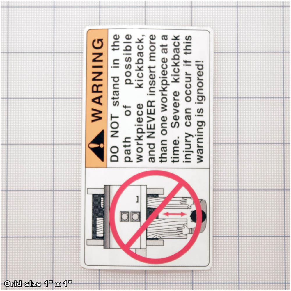 DO NOT STAND LABEL