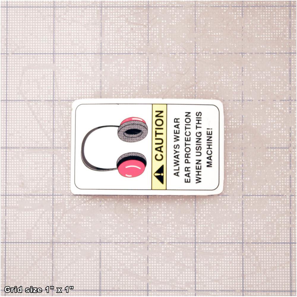 EAR PROTECTION LABEL
