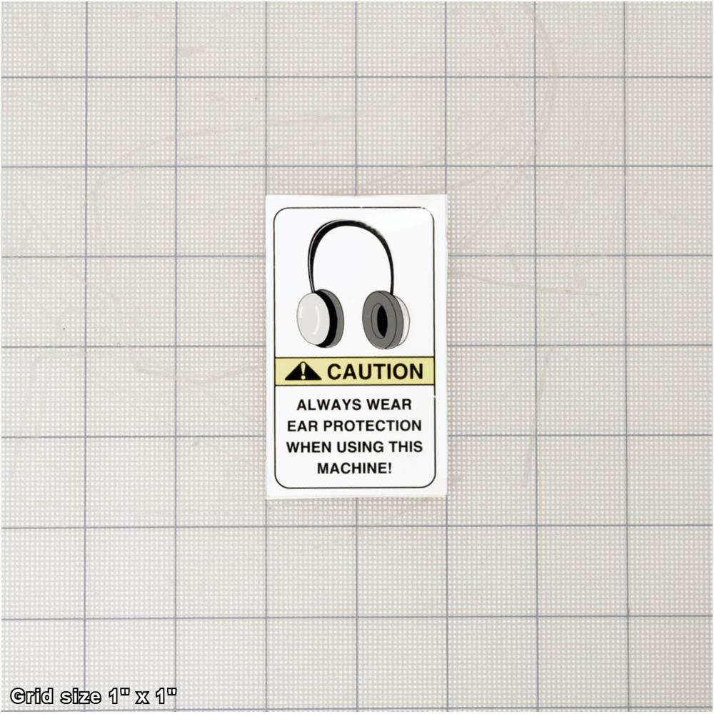EAR PROTECTION LABEL