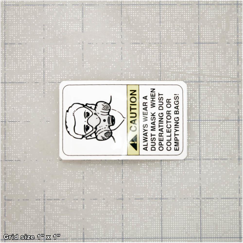 DUST MASK LABEL