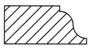 C/T Roman Ogee X 5/32 Rad X 1 1/8 Cd X 1/4" Shk