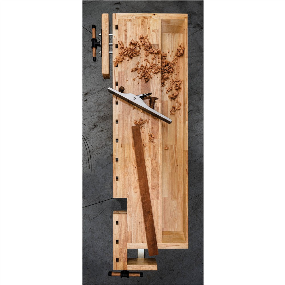 80" 9-Drawer Euro-Style Butcher Block Workbench