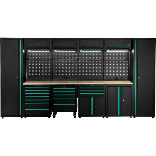 10-Pc. 15 Drawer 8 Cabinet Modular Cabinet Set