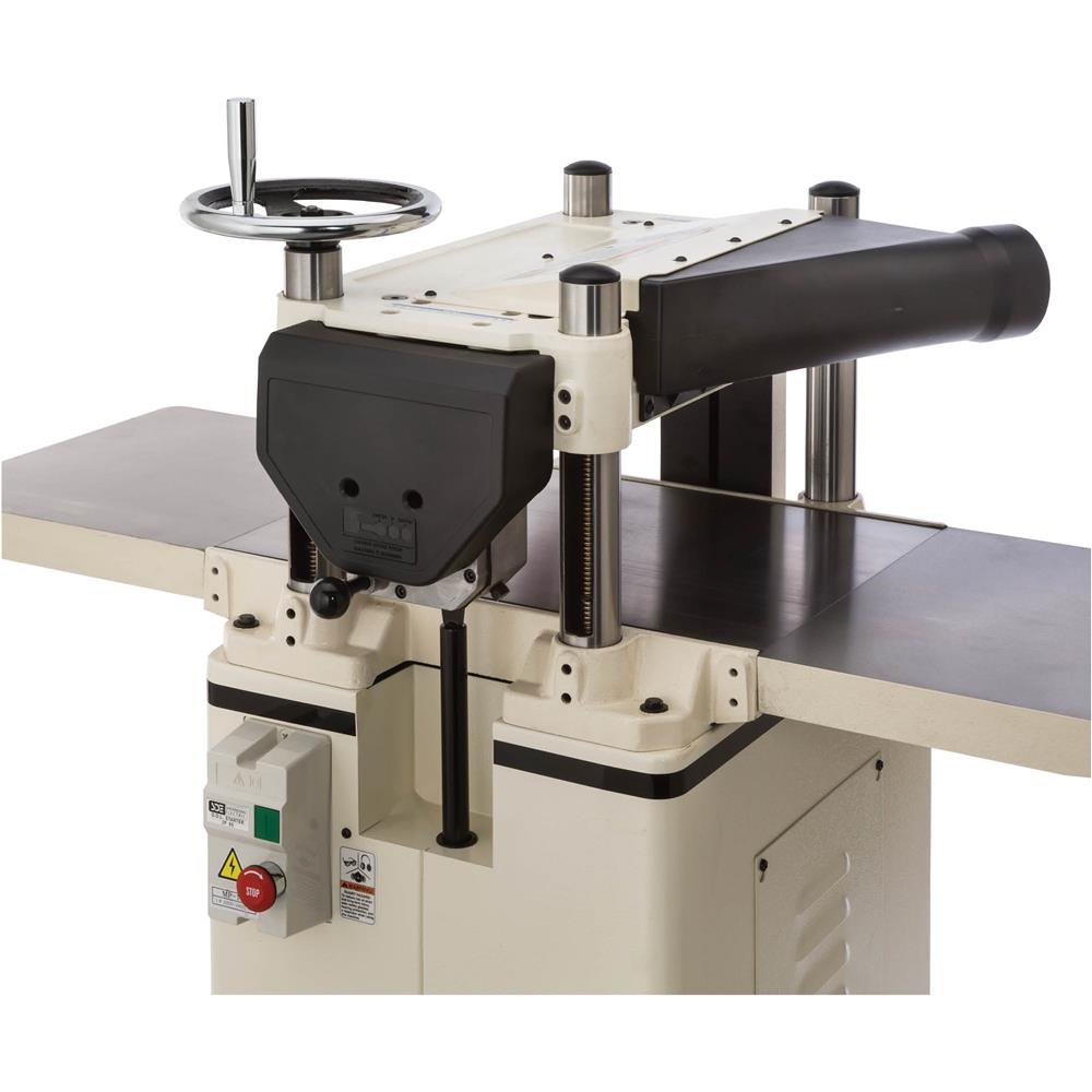15'' 3 HP Fixed-Table Planer w/Helical Cutterhead