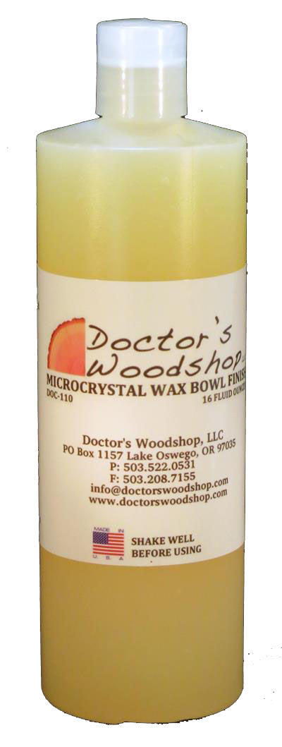Wood Turning Finish - Microcrystalline Bowl Wax - Microcrystal Wax Bowl Finish 16oz.