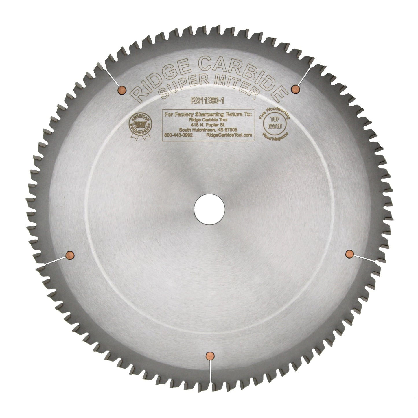 Ridge Carbide 12" X 80 AR 4+1 -2 HK .095 / .125 RS1000 SUPER MITER