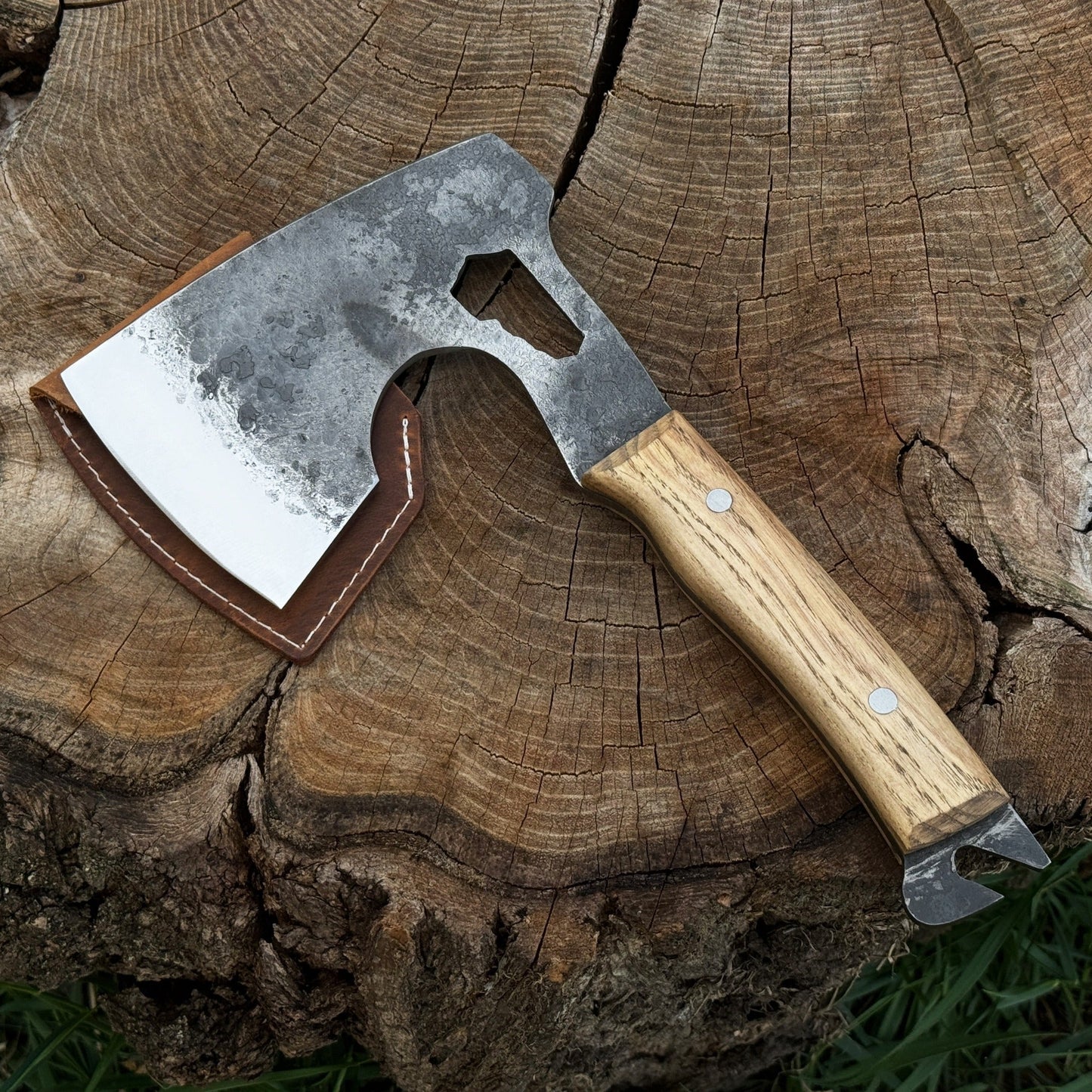 Hand-Forged Camping (Chopping) Axe, 0.6 kg (1.32 Ibs) - Norfolk Wood Shop