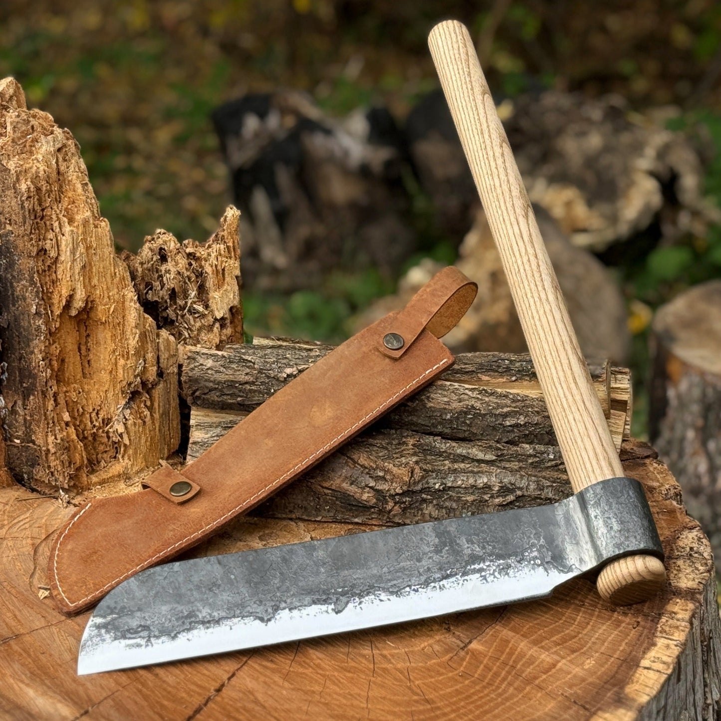 Hand-Forged Splitting Froe, Blade - 25.5 cm (10 inches) - Norfolk Wood Shop