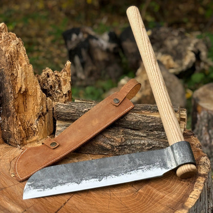 Hand-Forged Splitting Froe, Blade - 25.5 cm (10 inches) - Norfolk Wood Shop