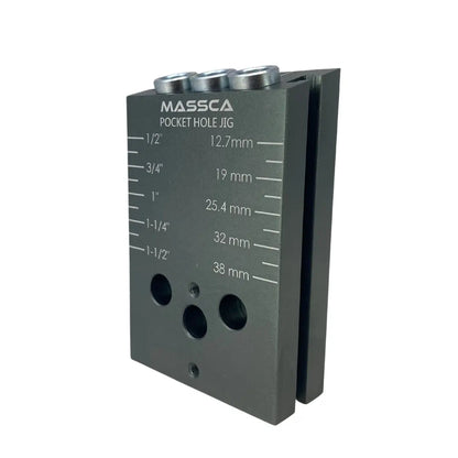 Massca Triple Pilot Hole Adapter For Massca M2 PRO & M1 Pocket-Hole Jigs