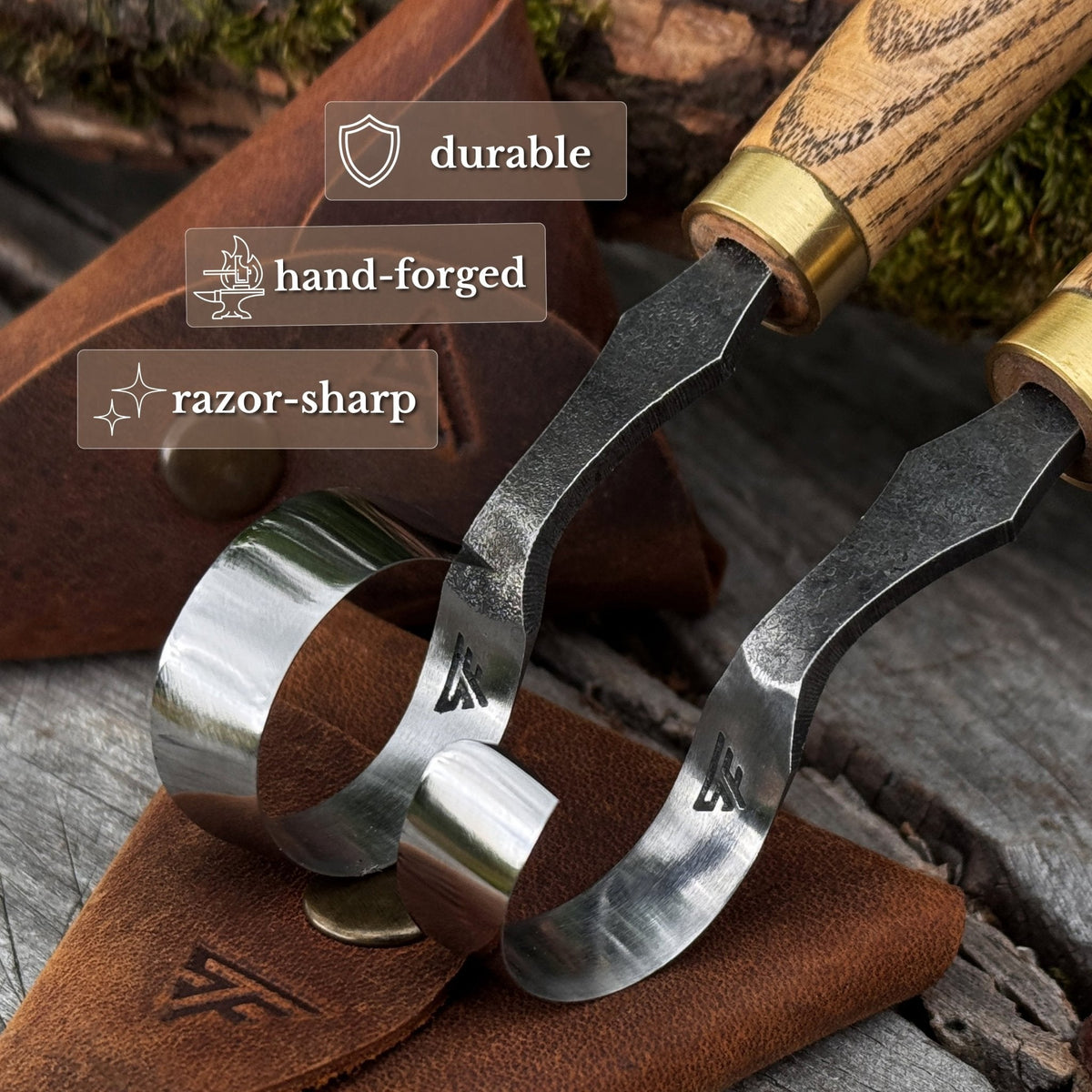 2-Piece Spoon Carving Knife Set