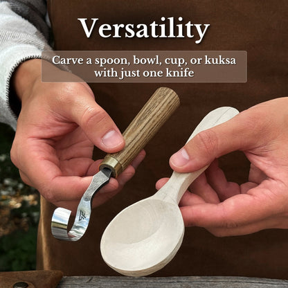 2-Piece Spoon Carving Knife Set