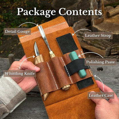 2-Piece Wood Carving Set