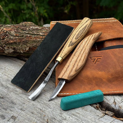 2-Piece Wood Carving Set
