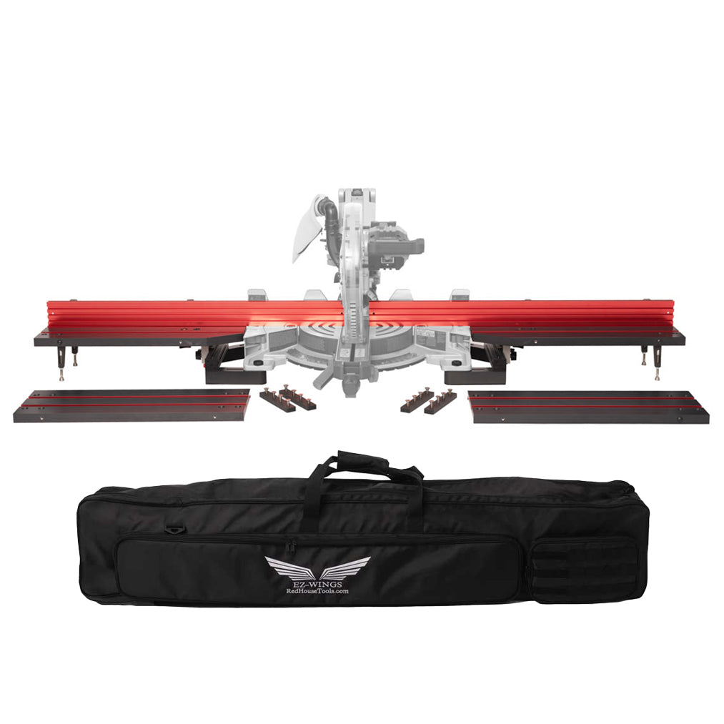 EZ-Wings™ PRO 8' Portable Miter Saw Station - Norfolk Wood Shop