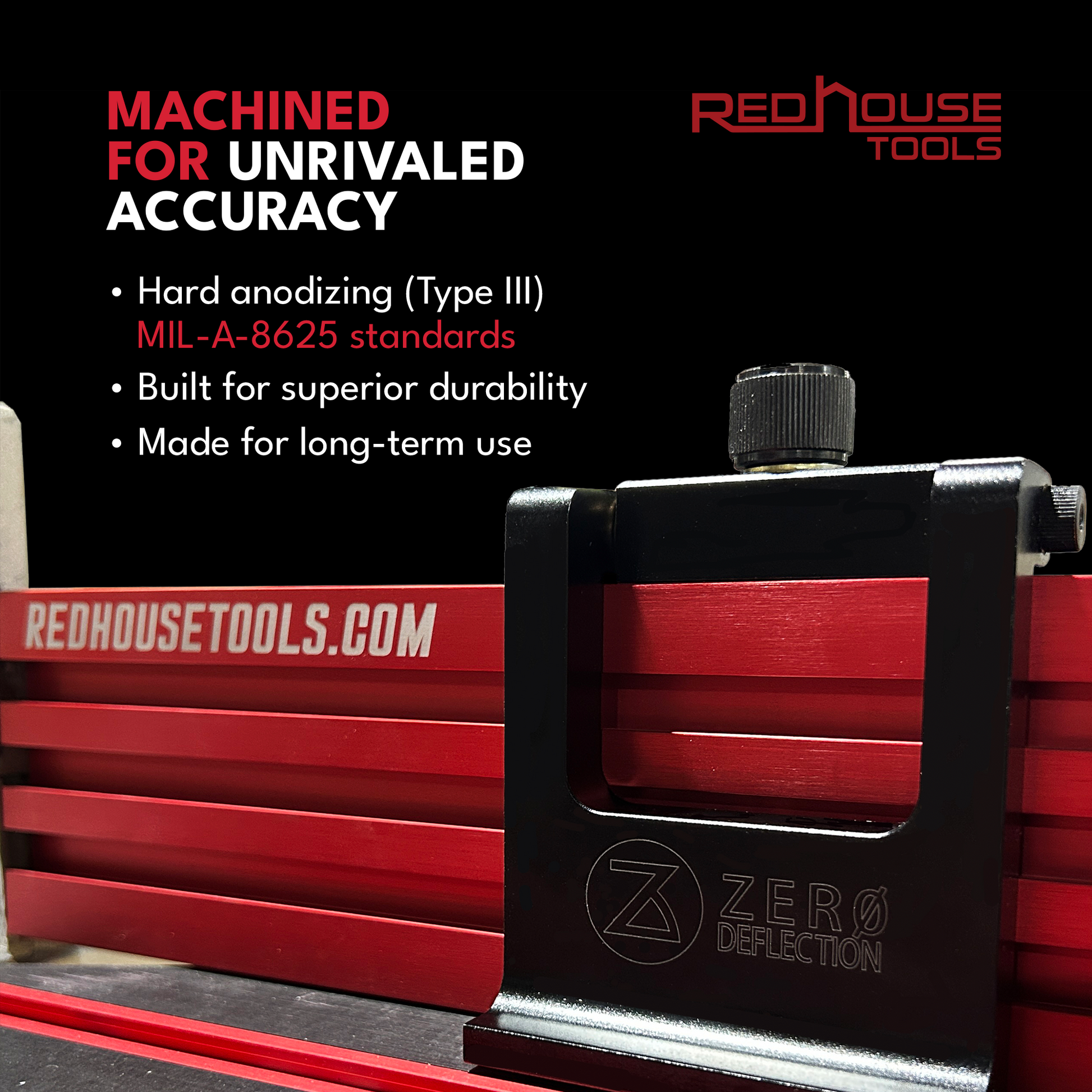 Zero Deflection™ 3" Precision Flip Stop - Norfolk Wood Shop